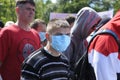 Ukrainian far rightists protesting against LGBTQ community. May 25, 2013. Kiev, Ukraine Royalty Free Stock Photo