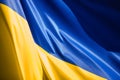 Ukrainian flag Royalty Free Stock Photo