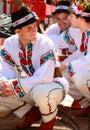 Ukrainian folk dancers Royalty Free Stock Photo