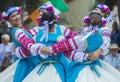 Ukrainian folk dancers