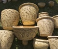 Ukrainian jugs from white clay