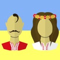 Ukrainian man and woman