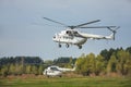 Ukrainian military helicopter Mi-8