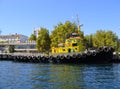 Ukrainian military ship docked in Sevastopol, Crimea