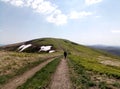 Ukrainian Mountains, sky, snow