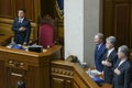 Ukrainian President Volodymyr Zelensky and former presidents Kuchma, Yushchenko, Poroshenko in Ukrainian Parliament