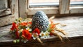 Ukrainian Pysanky Egg Mockup Royalty Free Stock Photo