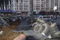 Ukrainian revolution barricade