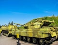 Ukrainian and Soviet tanks