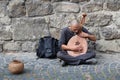 Ukrainian street musician