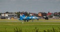 Ukrainian SU-27 display during Radom Air Show 2013 Royalty Free Stock Photo