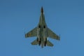 Ukrainian SU-27 display during Radom Air Show 2013 Royalty Free Stock Photo