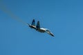 Ukrainian SU-27 display during Radom Air Show 2013 Royalty Free Stock Photo