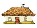 Ukrainian traditional house