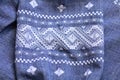 Ukrainian traditional shirts embroidery clothing vishivanka. Copy space Royalty Free Stock Photo