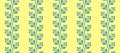 Ukrainian vector seamless fashion pattern, ornament, border. Traditional folk, ethnic pattern. Decoration in yellow and