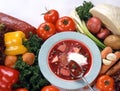 Ukrainian vegetable soup