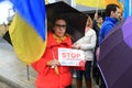 Ukrainians in Cyprus show solidarity