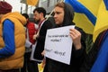 Ukrainians in Cyprus show solidarity