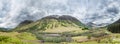 UKs highest mountain Ben Nevis seen from south-west