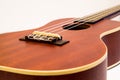 Ukulele close up of body Royalty Free Stock Photo