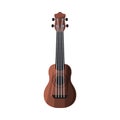 Ukulele Hawaiian String Musical Instrument Flat Style Vector Illustration on White Background Royalty Free Stock Photo