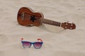 Ukulele at the Summer Beach