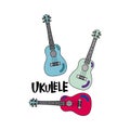 Ukulele vector illustration.