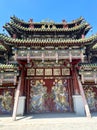 Chojin Lama Museum and Yadam Temple on a sunny day with blue skies