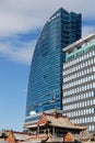 Blue sky tower in Ulaan Baatar center