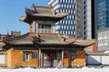 Traditional monastery in the city