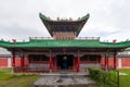 Ulaanbaatar, Mongolia - September, 2022 - Inside the Winter Palace of emperor Bogd Khan. Spectacular museum in capital city of