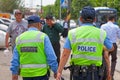 Policeman and community policeman in Ulan Bator