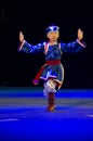 Ulan-Ude, Russia - February 27, 2015: Members of the Buryat national contest of beauty and talent 