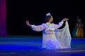 Ulan-Ude, Russia - February 27, 2015: Members of the Buryat national contest of beauty and talent 