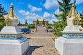 Ulan-Ude, Russia - July 05, 2022: Datsan Rinpoche Bagsha in Ulan-Ude city of the Republic of Buryatia, Russia.