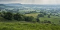 Uley - View over Downham Hill viewed from Uley Bury, Cotswold Outliers near Dursley, Gloucestershire