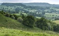 Uley - View over Downham Hill viewed from Uley Bury, Cotswold Outliers near Dursley, Gloucestershire