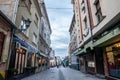 Ulica Laze Teleckog street, an iconic pedestrian street of the city center of Novi Sad