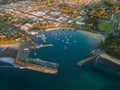 Ulladulla Harbour shot from a drone.