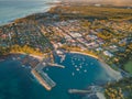 Ulladulla Harbour shot from a drone.