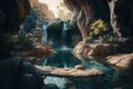 ully rendered mermaid paradiseDiscover the Enchanting Mermaid Lagoon: A Hyper-Detailed Unreal Engine 5 Waterfall Paradise