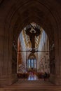 Ulm, Germany, August 17, 2022: Interior of the Cathedral in Germ Royalty Free Stock Photo