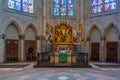 Ulm, Germany, August 17, 2022: Interior of the Cathedral in Germ Royalty Free Stock Photo