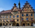 Ulm, Germany: the historic city hall of Ulm Royalty Free Stock Photo