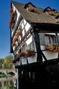 Ulm, Germany: The Leaning House Das schiefe Haus Royalty Free Stock Photo