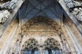 Ulmer MÃÂ¼nster Cathedral Church Front Entrance Facade Decoration