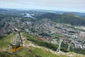 Ulriken Cable Car Royalty Free Stock Photo