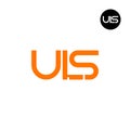 ULS Logo Letter Monogram Design Royalty Free Stock Photo