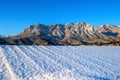 Ulsan bawi Rock in Seoraksan mountains in winter,Korea. Royalty Free Stock Photo